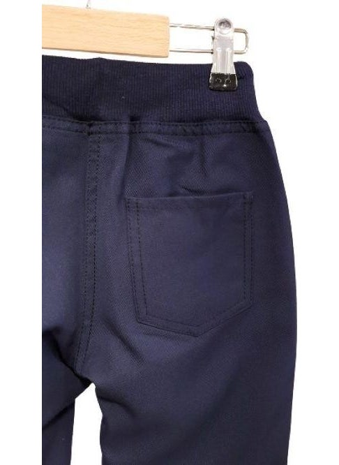 Ribbed Waist School Trousers