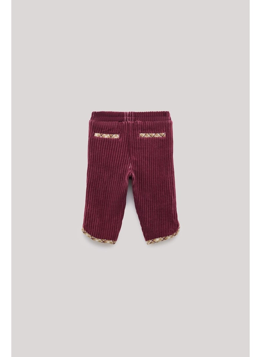 Bg Store Baby Boy Burgundy Trousers