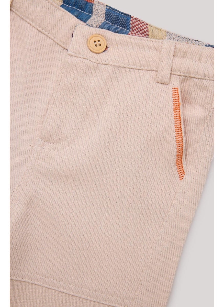 Bg Store Baby Boy Ecru Trousers