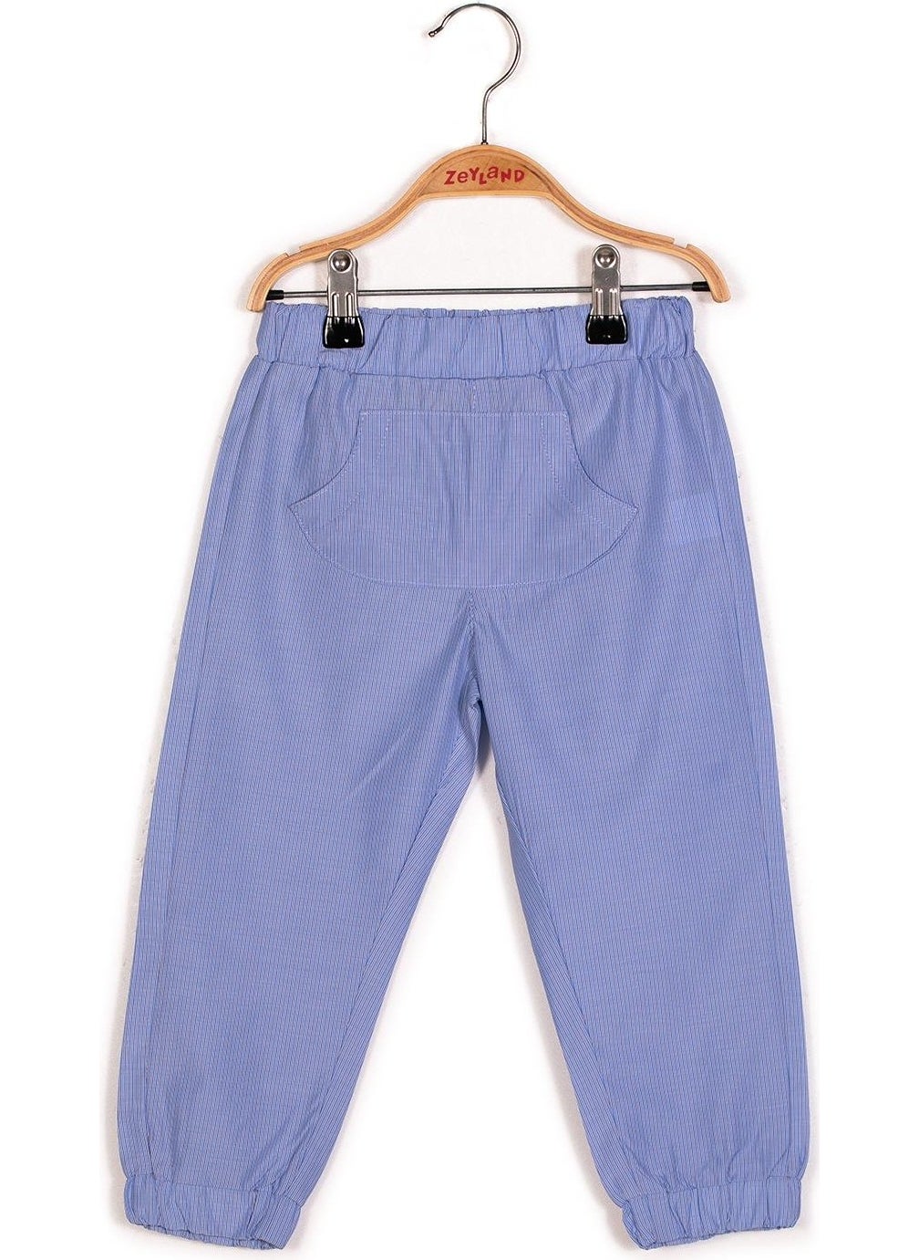Boy's Elastic Leg Woven Trousers with Pockets