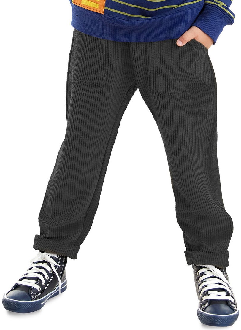 Corduroy Anthracite Boy's Trousers