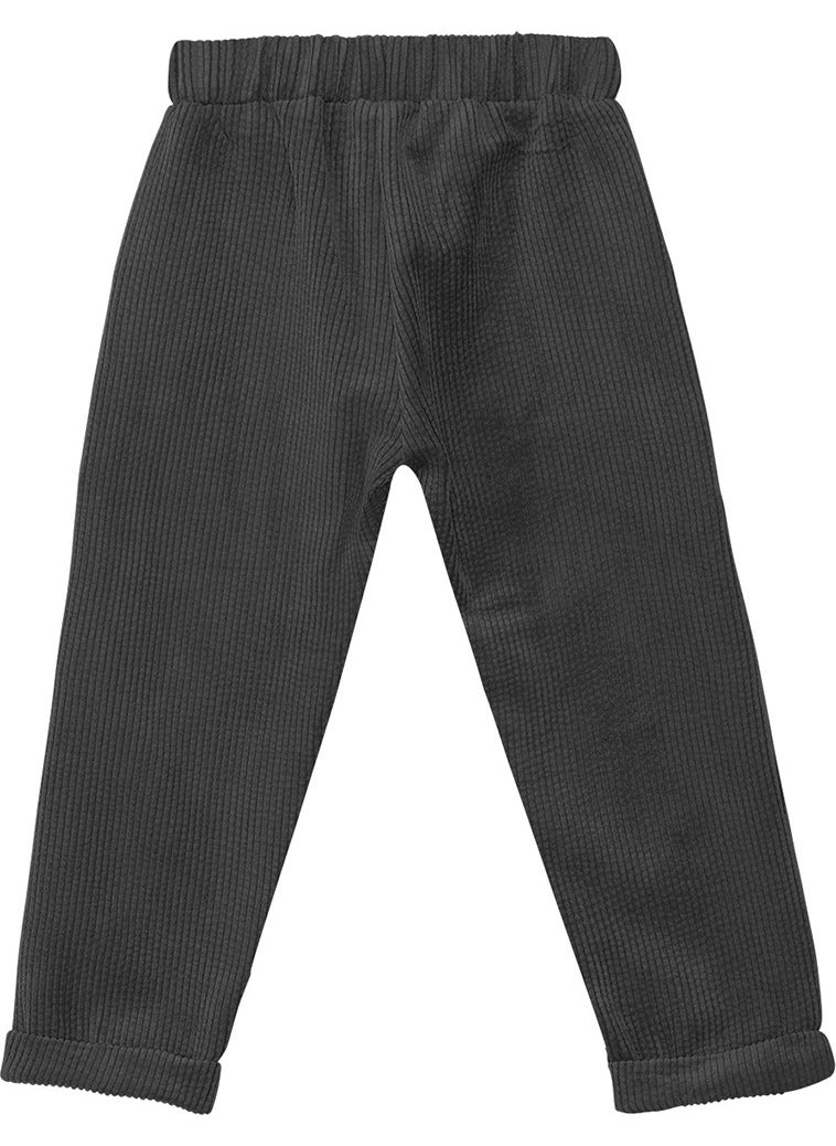 Corduroy Anthracite Boy's Trousers