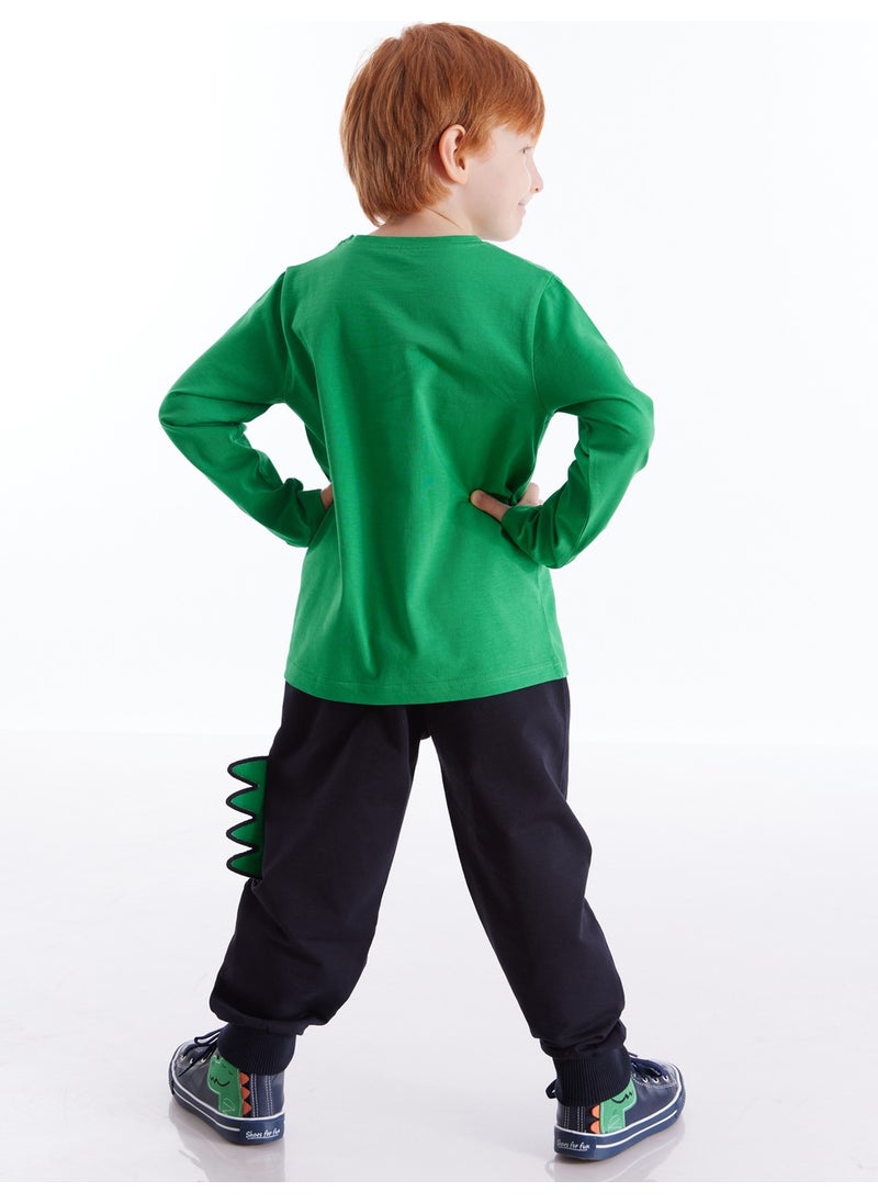 Serrated Dino Boy Trouser Set