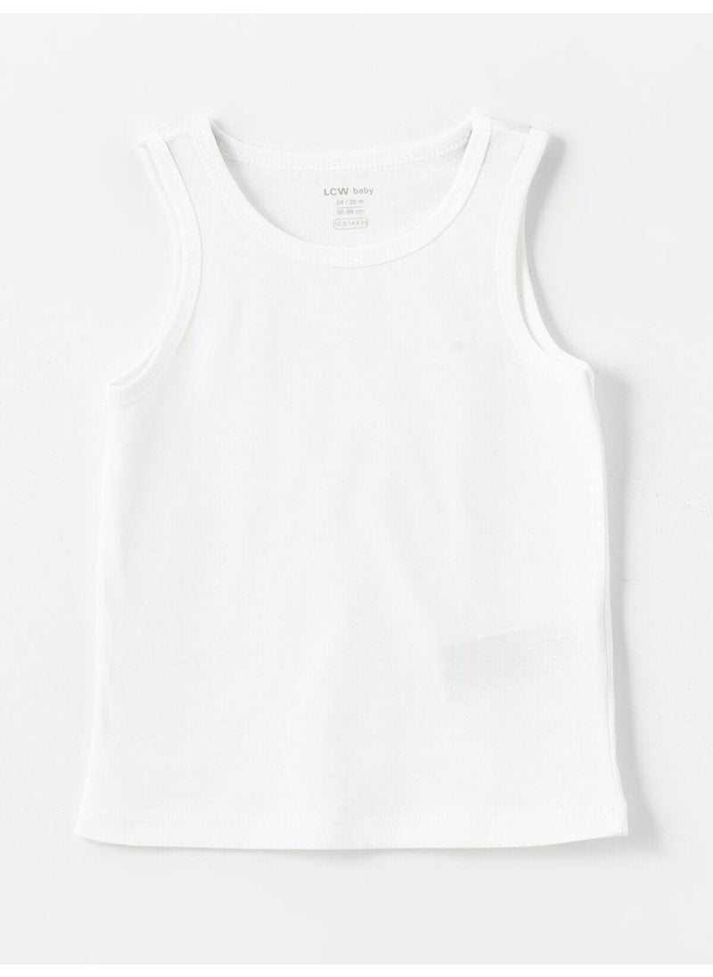 Lcw Baby Crew Neck Sleeveless Baby Boy Undershirt 3-Piece
