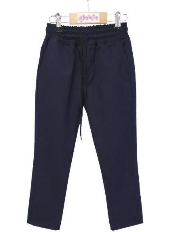 Elastic Waist Fully School Trousers - Fabric