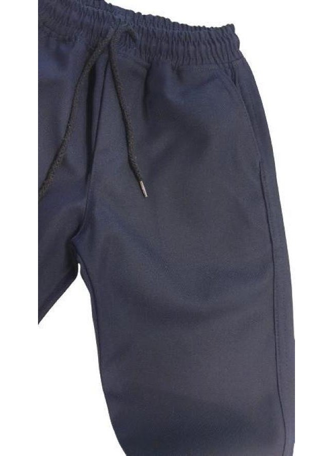 Elastic Waist Fully School Trousers - Fabric