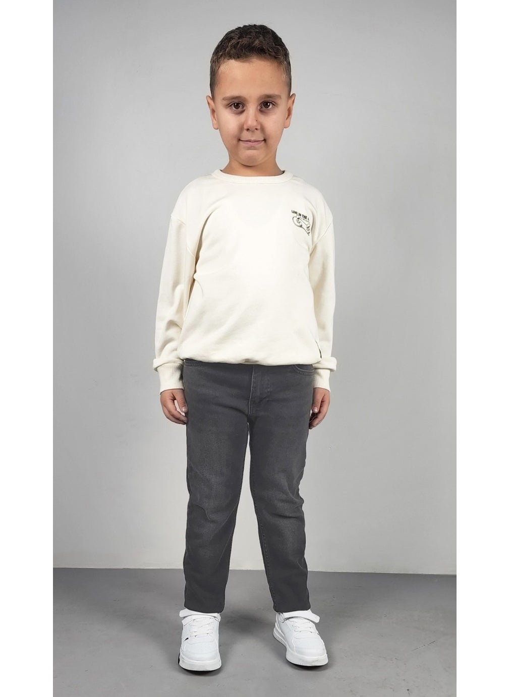 - Boy High Waist Regularfit Flexible Jeans C800