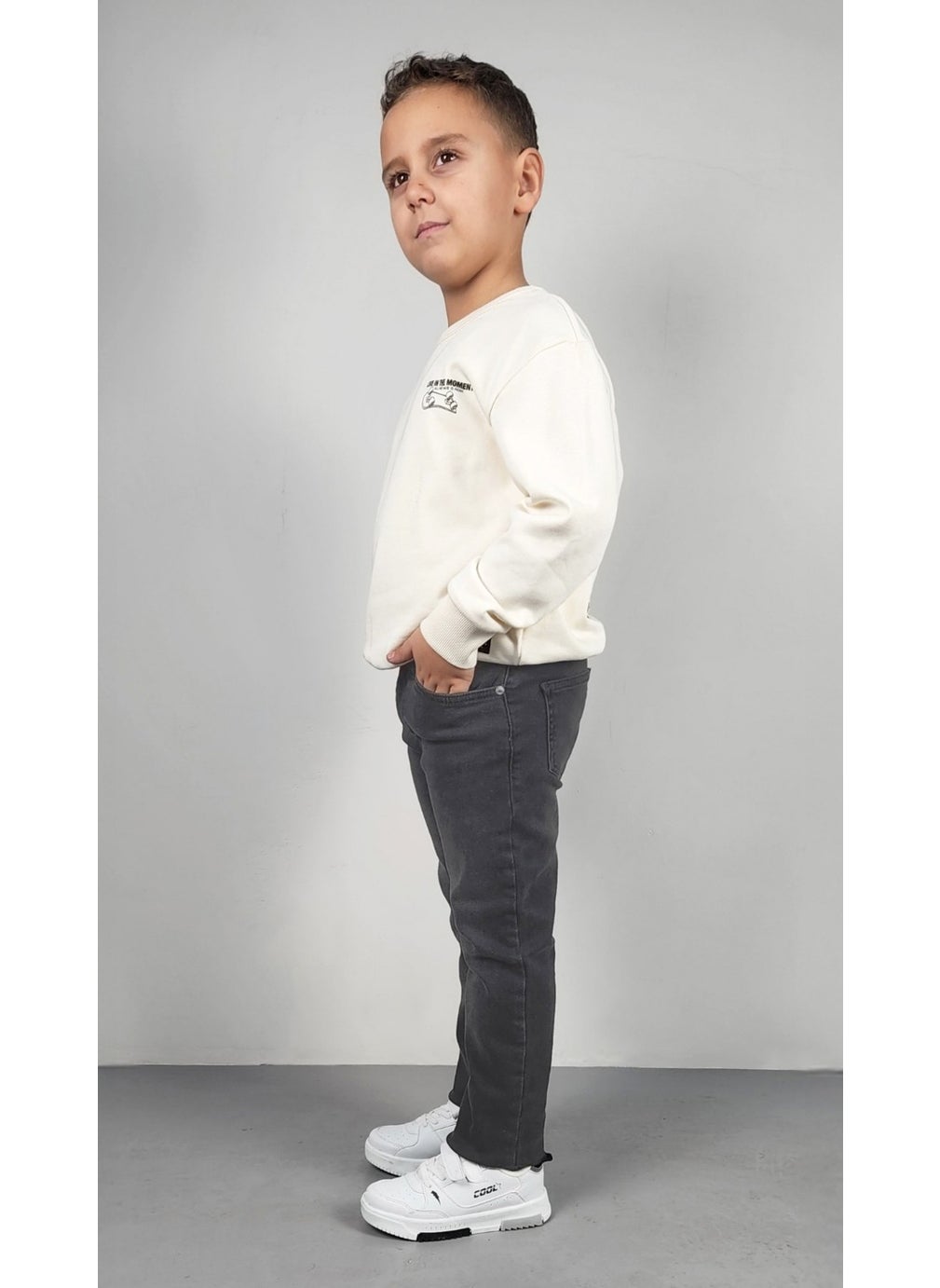 - Boy High Waist Regularfit Flexible Jeans C800