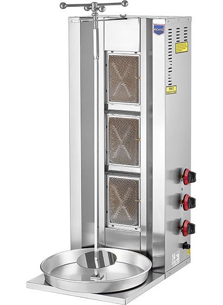 Tube Doner Machine Oven 3 Radians Ce Certificated Restaurant