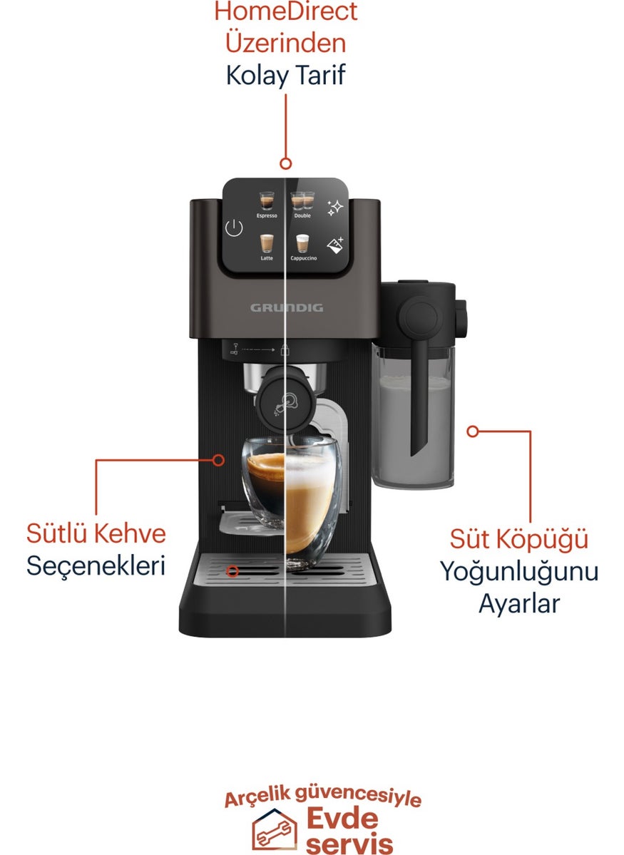 Ksm 6430 DELISIA Coffee Semi-Automatic Capsule Milk Chamber Espresso Machine