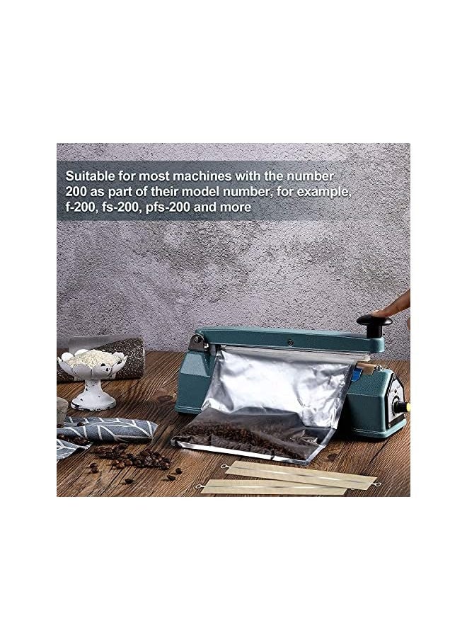 Impulse Heat Sealer Machine Spare Repair Parts 20 Cm, Heat Seal Strips Replacement Elements, Strips Accessories For Mylar Bag, Plastic Bags Etc.