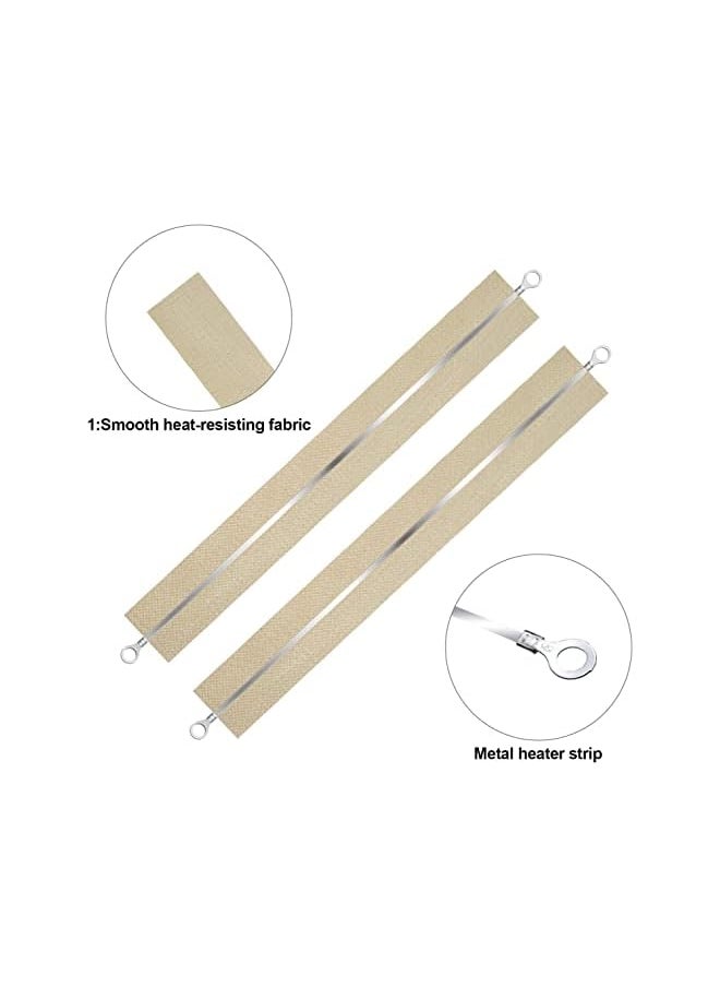 Impulse Heat Sealer Machine Spare Repair Parts 20 Cm, Heat Seal Strips Replacement Elements, Strips Accessories For Mylar Bag, Plastic Bags Etc.