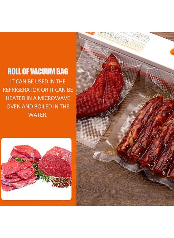 2-Piece Multifunctional Vacuum Sealing Bags Clear 425grams