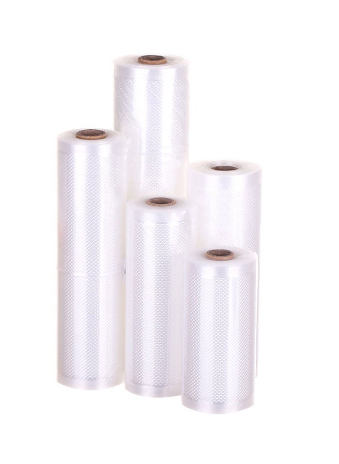 2-Piece Multifunctional Vacuum Sealing Bags Clear 425grams