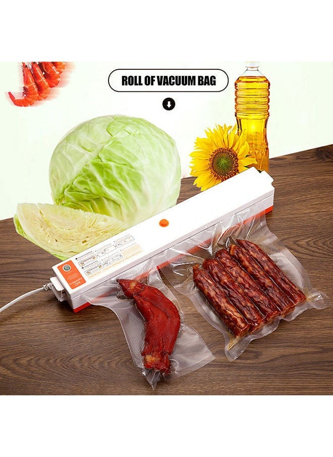2-Piece Multifunctional Vacuum Sealing Bags Clear 425grams