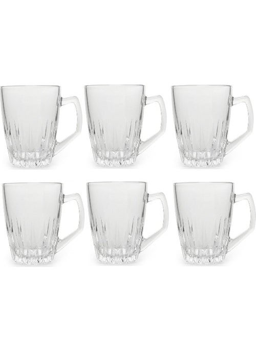 55713 Sapphire Handled Tea Glass 250 cc 6 Pcs.