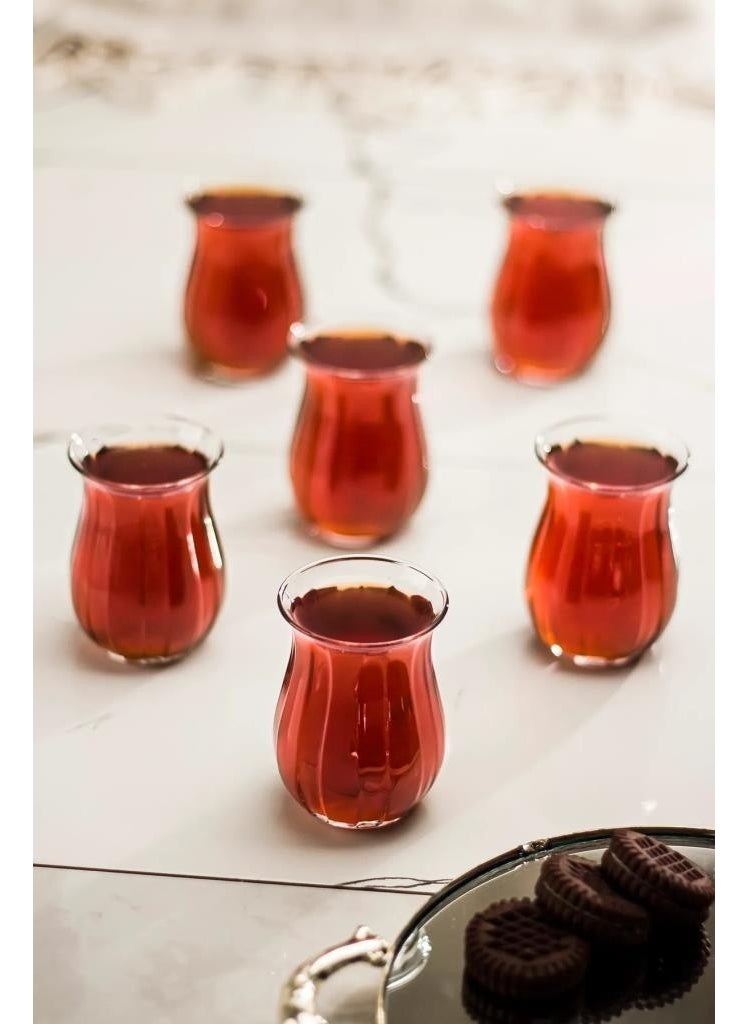 Linka Tea Glass Set 145 cc 6 Pieces