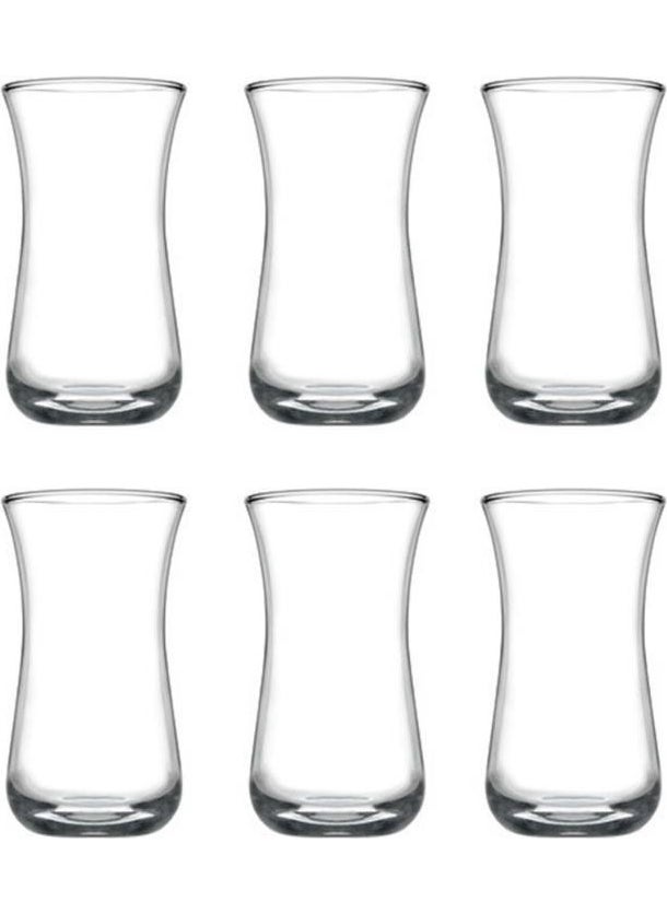 42641 Fit Glass 6 Tea Rakı Glass Set 120CC