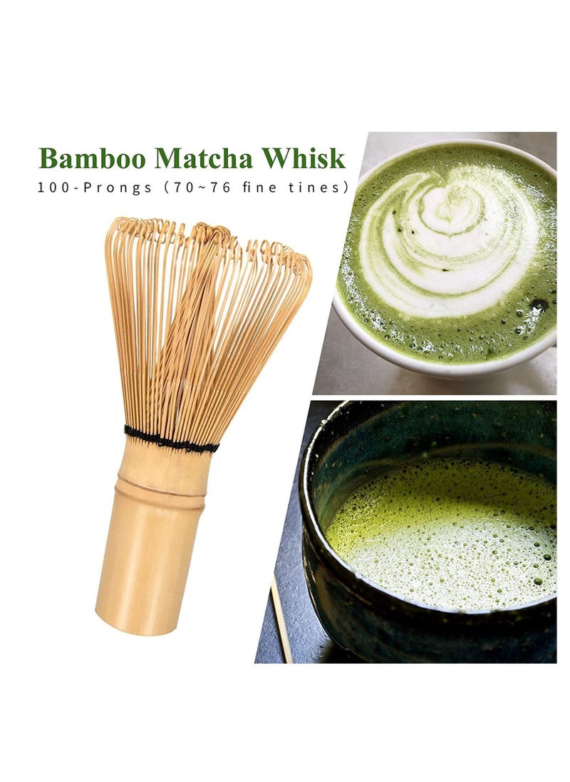 Japanese Tea Set, Traditional Matcha Tool Ceremony Accessories, Blender, Spoon (3 Piece White)