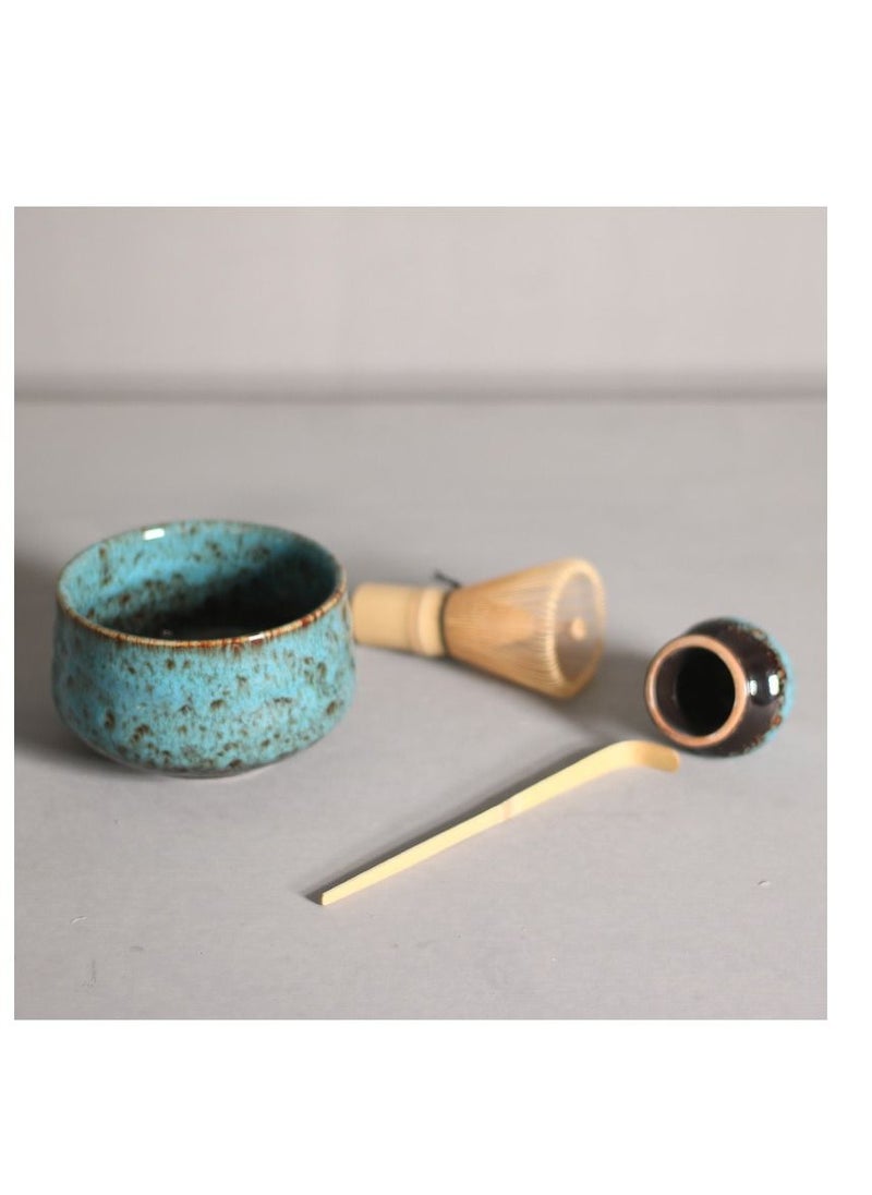 4-Piece Matcha Tea Set Multicolour