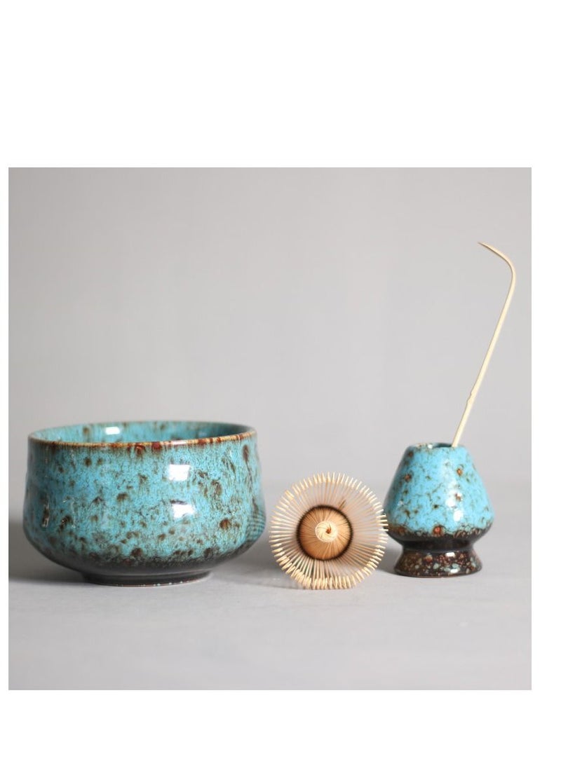 4-Piece Matcha Tea Set Multicolour