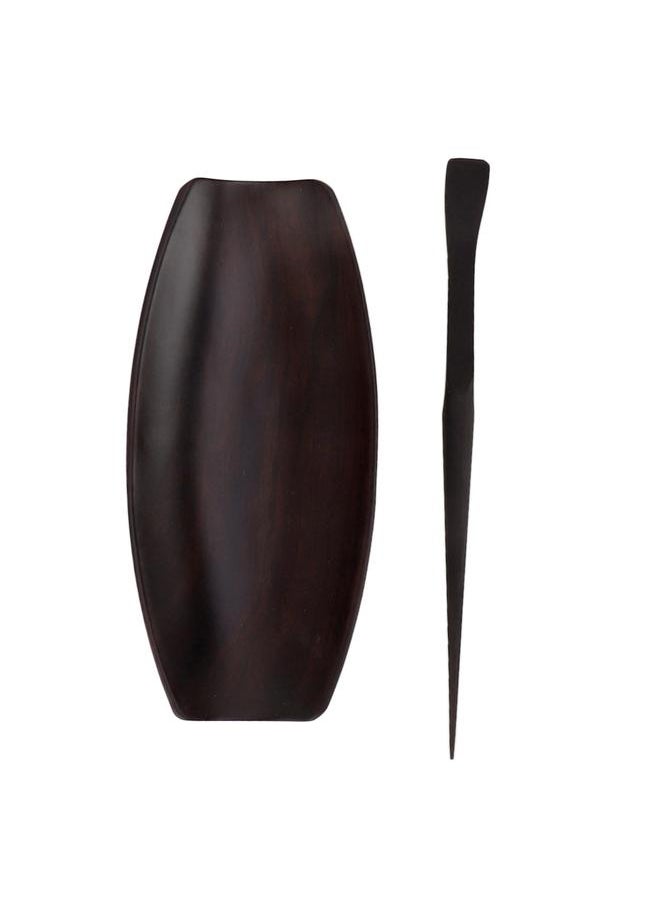 Chinese Tea Set Wooden Loose Tea Scoop Teaspoon Tea Ceremony Accessories Teaware Supplies Tool Kit for Tea Matcha Making Ebony