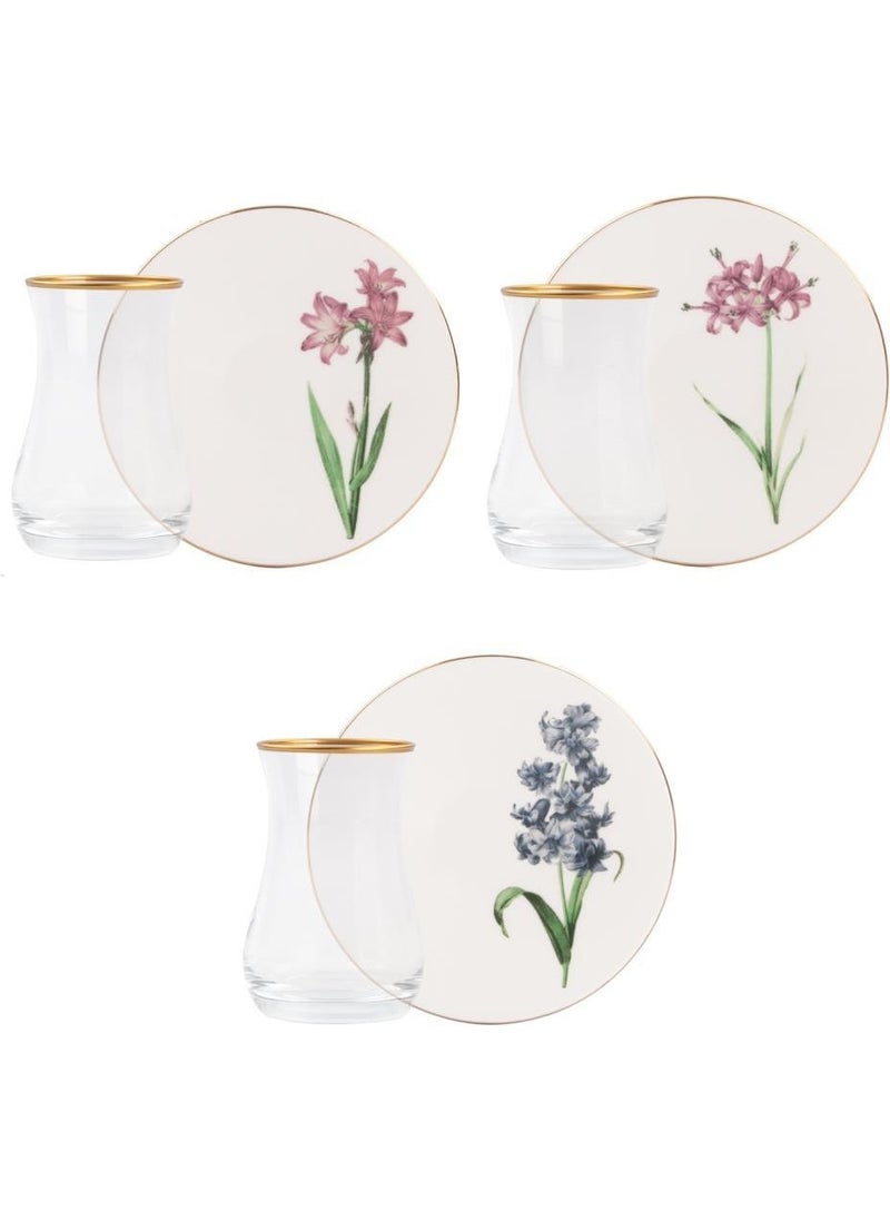 Pure Fleur Tea Set for 6 People