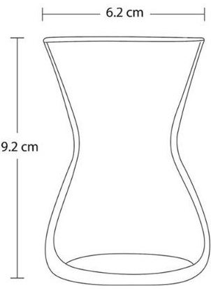 42751 Şelale Tea Glass 140 cc 12 Pieces