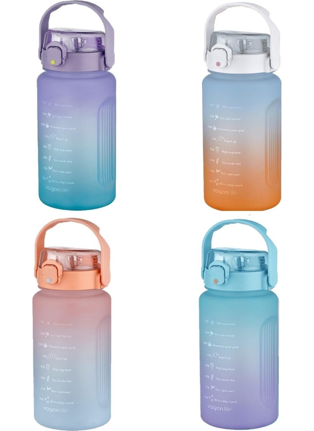 Water Flask 1500ML VGN2213 Blue Purple