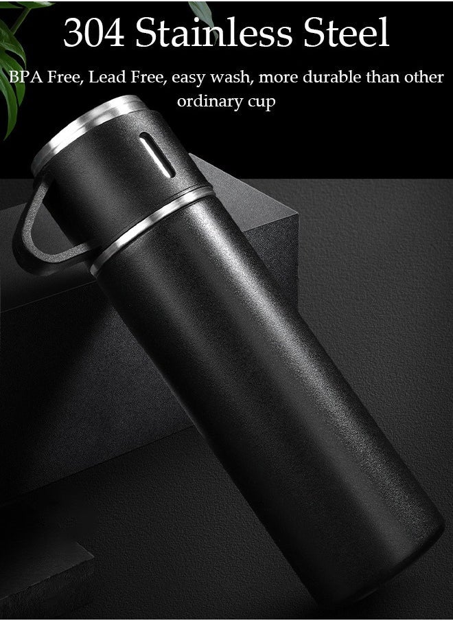Thermos Flask, Stainless Steel Vacuum Flask Set, Gift Box Of Water Bottle, Double Wall Vacuum Insulated. Stain Less Steel Vacuum Flask Gift Set