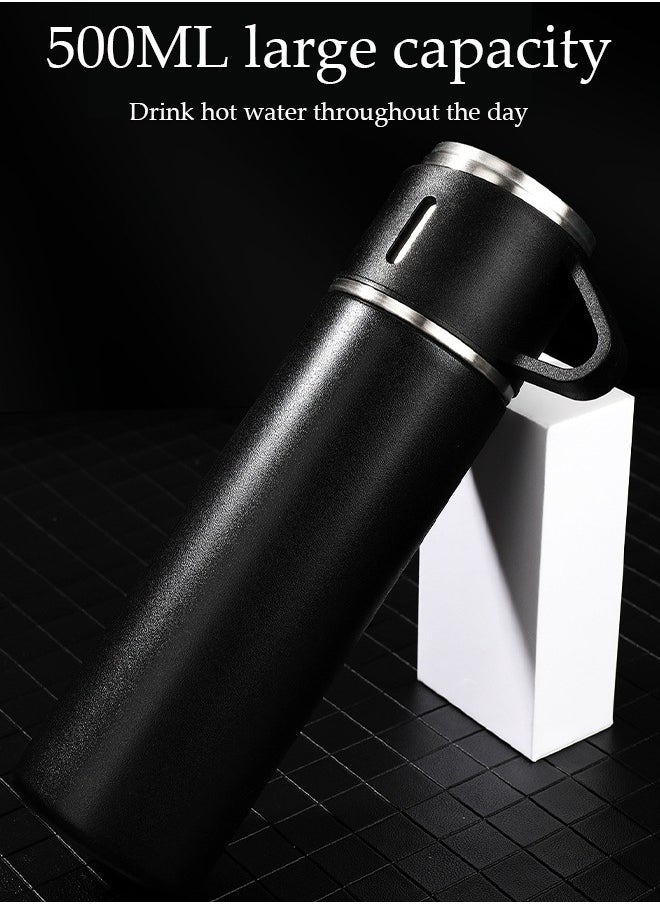 Thermos Flask, Stainless Steel Vacuum Flask Set, Gift Box Of Water Bottle, Double Wall Vacuum Insulated. Stain Less Steel Vacuum Flask Gift Set