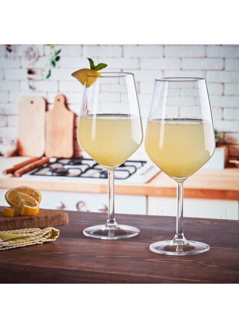 440065 Allegra Footed Glass - Footed Glass 2 Lid 490CC