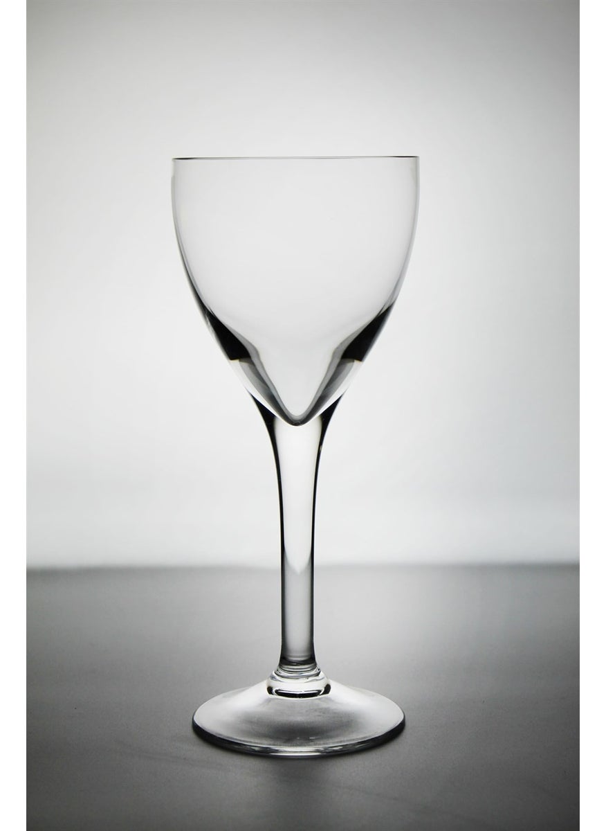 Crystal Footed Wine Glass 1 Piece 11602 Transparent