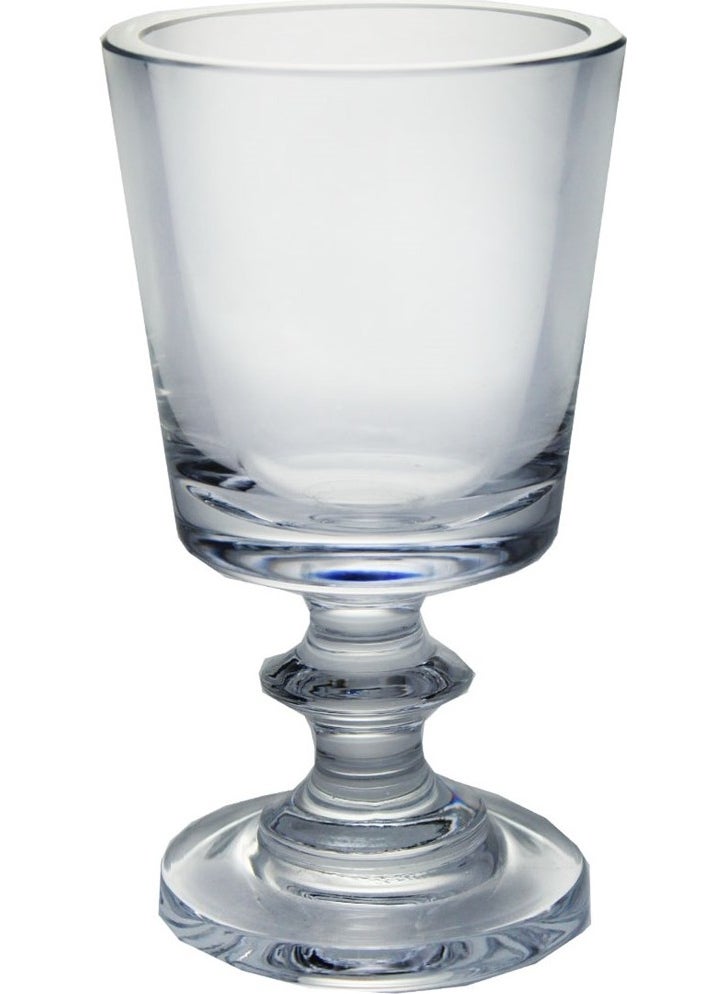 Hand Made Thick Mouth Wine Glass 1 Piece 11284 Transparent