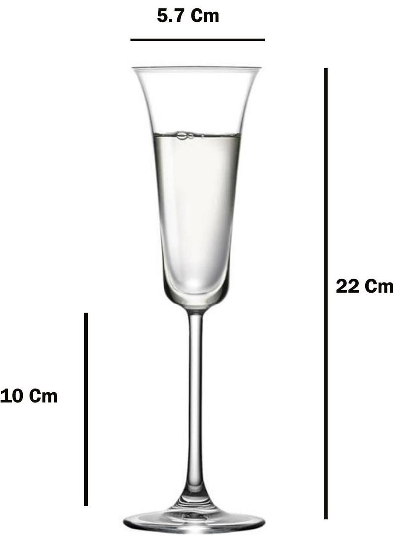 Crystal Champagne Glass F&D 67038 1 Piece