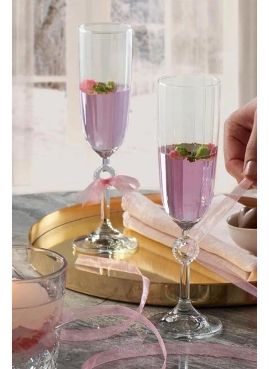 440313 Amore Set of 6 Stem Champagne Glasses KADEH150CC