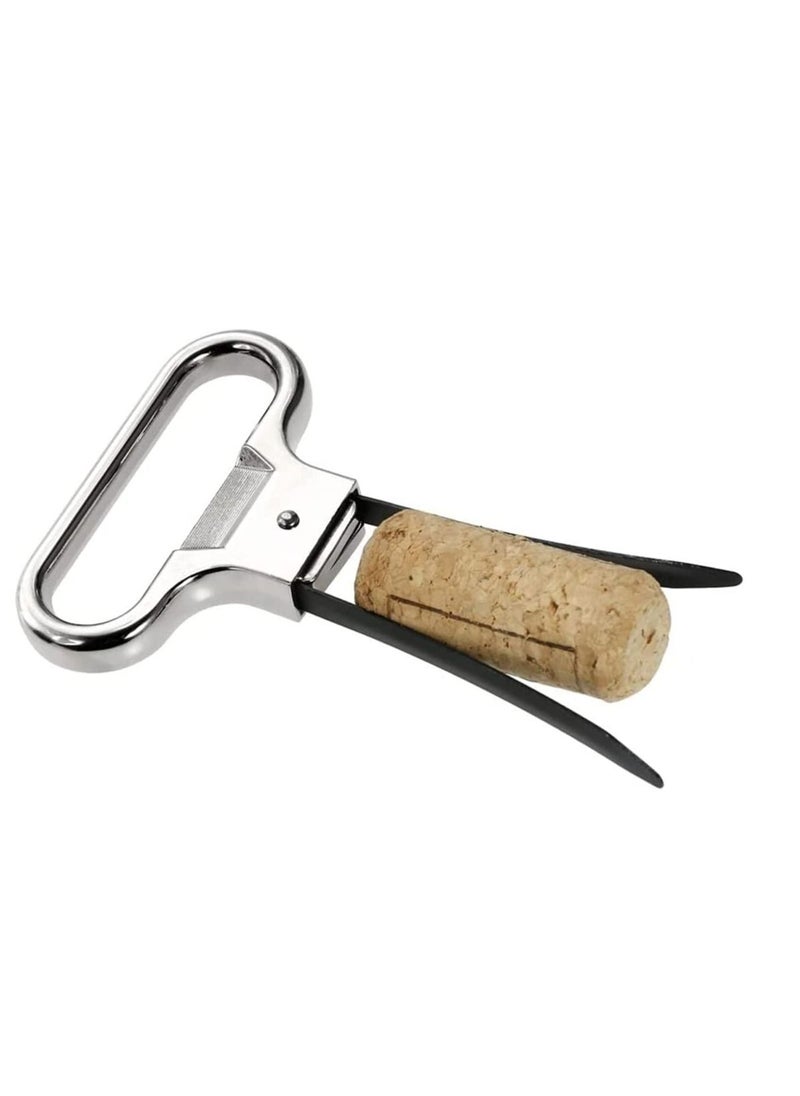 Bottle Opener Bundle of 2 Premium Two-Prong Corkscrew Remover All-in-one Cork Puller Damaged Old Set House Warming Gift