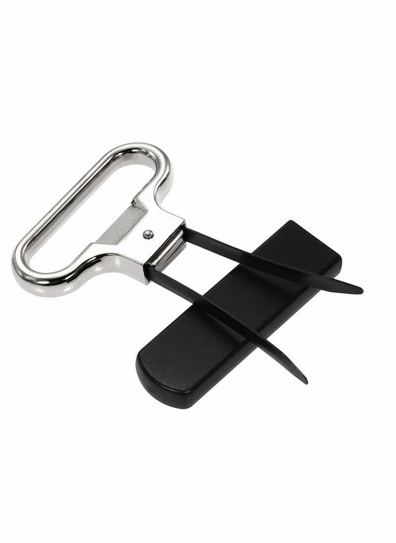 Bottle Opener Bundle of 2 Premium Two-Prong Corkscrew Remover All-in-one Cork Puller Damaged Old Set House Warming Gift