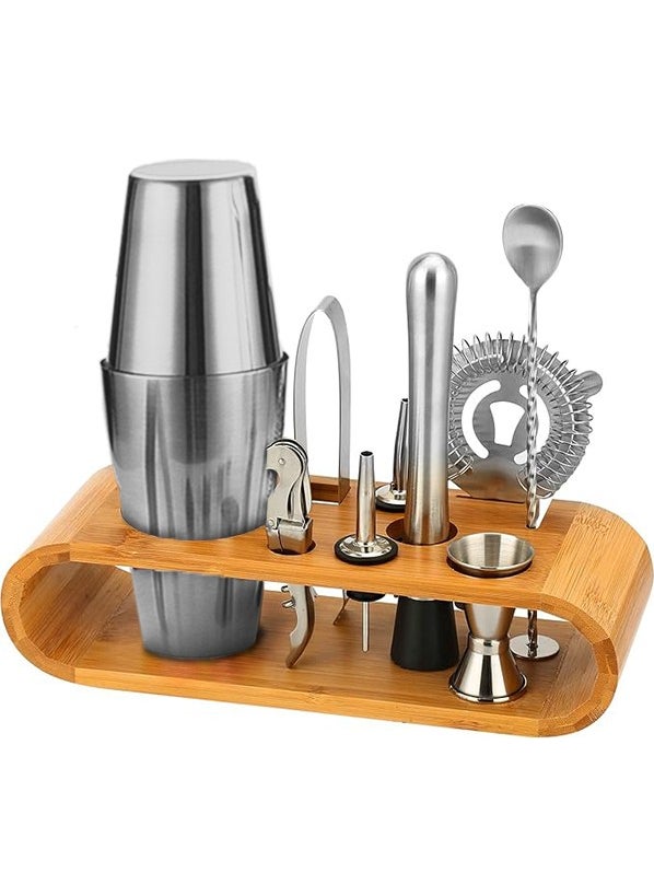 10 Piece Advantageous Cocktail Set Boston Shaker 750 ml