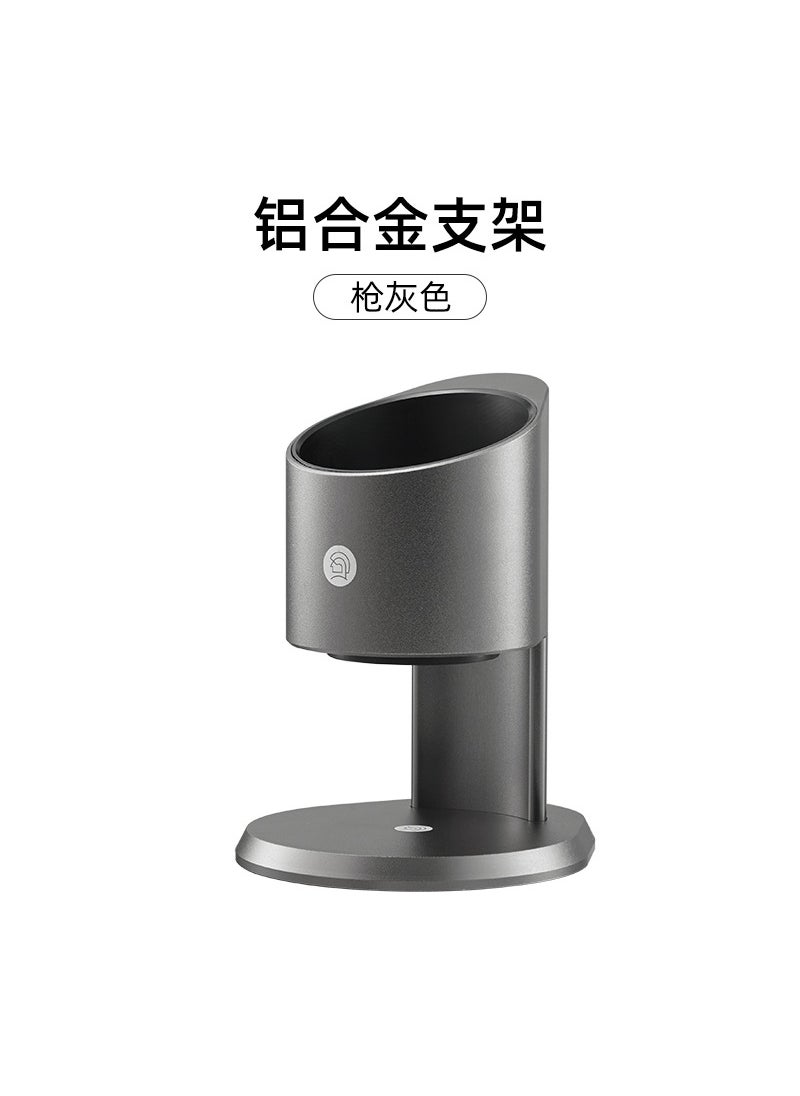 Portable Electric Coffee Bean Grinder Hero XiaoRui Rechargeable Outdoor Automatic Coffee Mill Compact Plastic Home Office Bar Gray Bracket