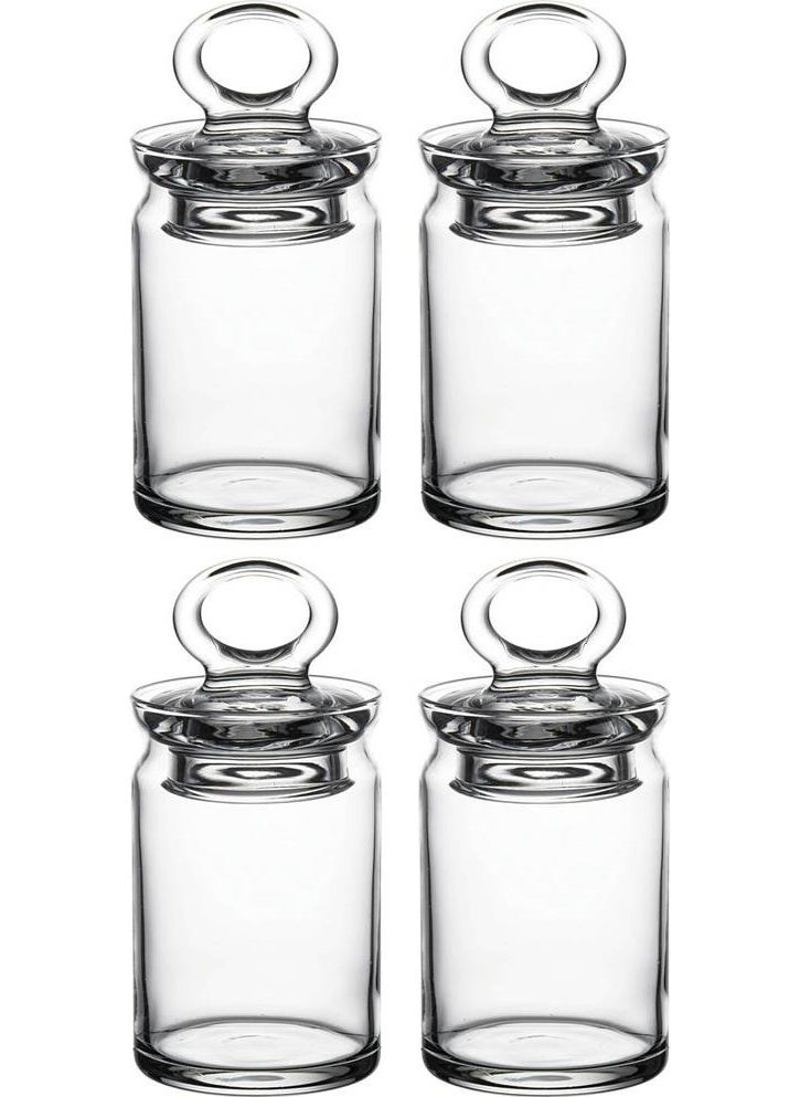 4 Pcs 95104 Kitchen Mini Spice Jar 240 cc