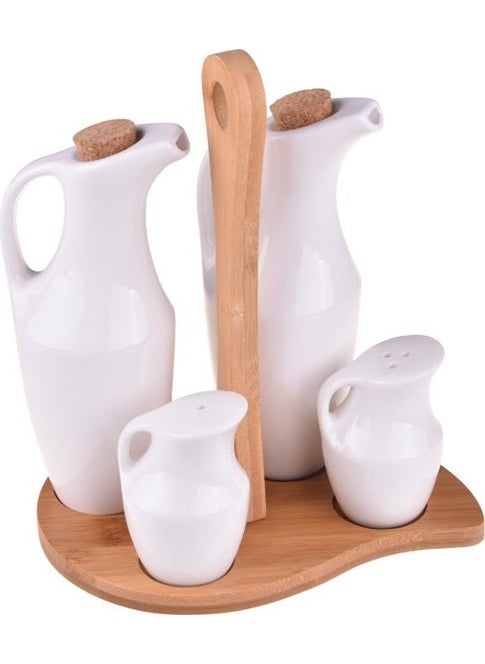 Tile - Oil Vinegar Shaker Salt and Pepper B0564