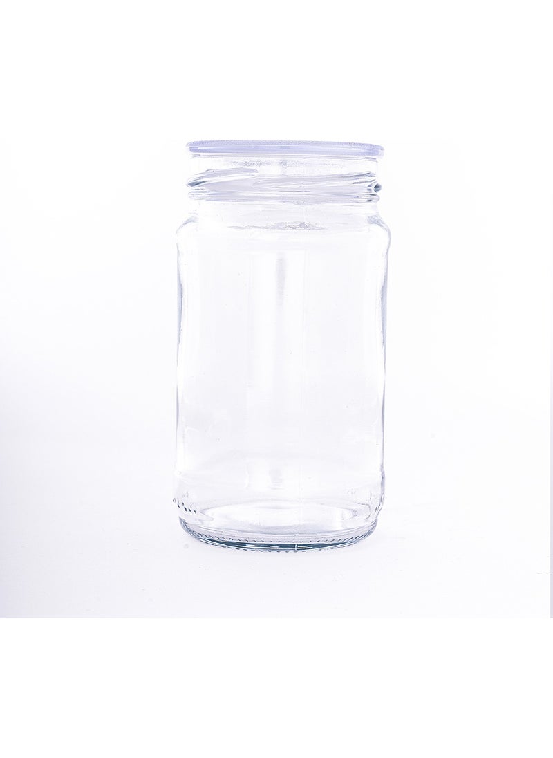 12 Pieces Vacuum Storage Container with Lid, Vacuum Glass Spice Jar Spice Set 330 Cc