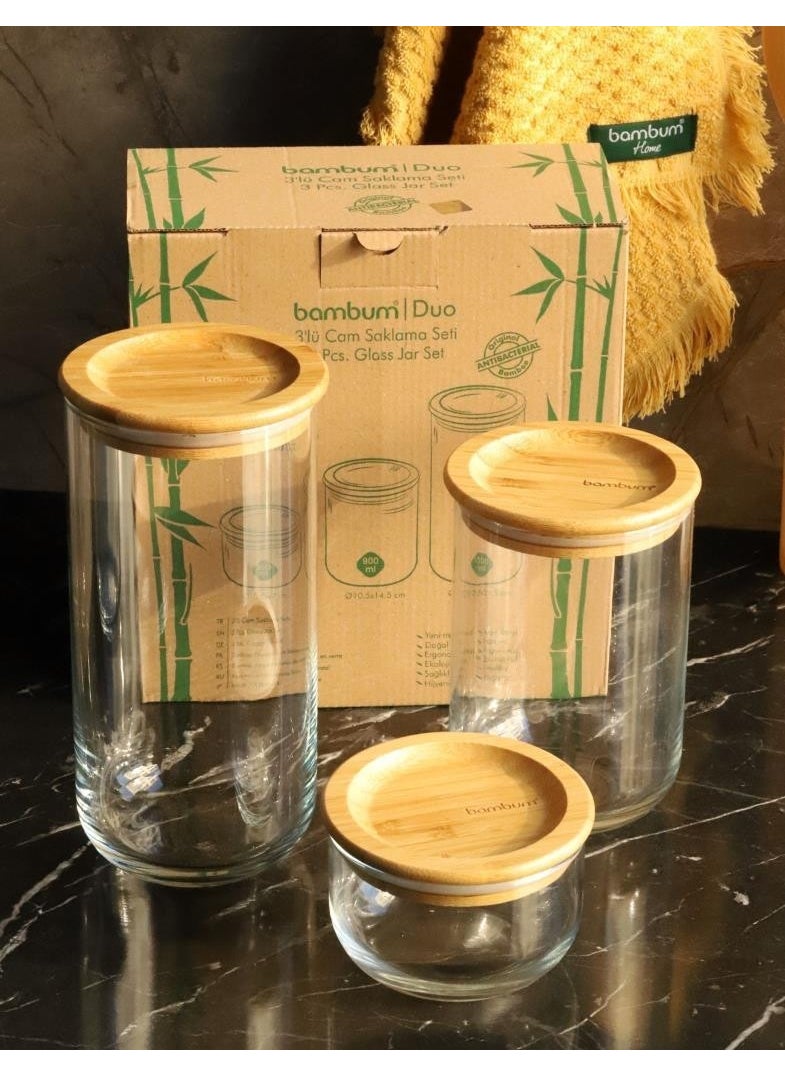 Duo - Glass Storage Set of 3