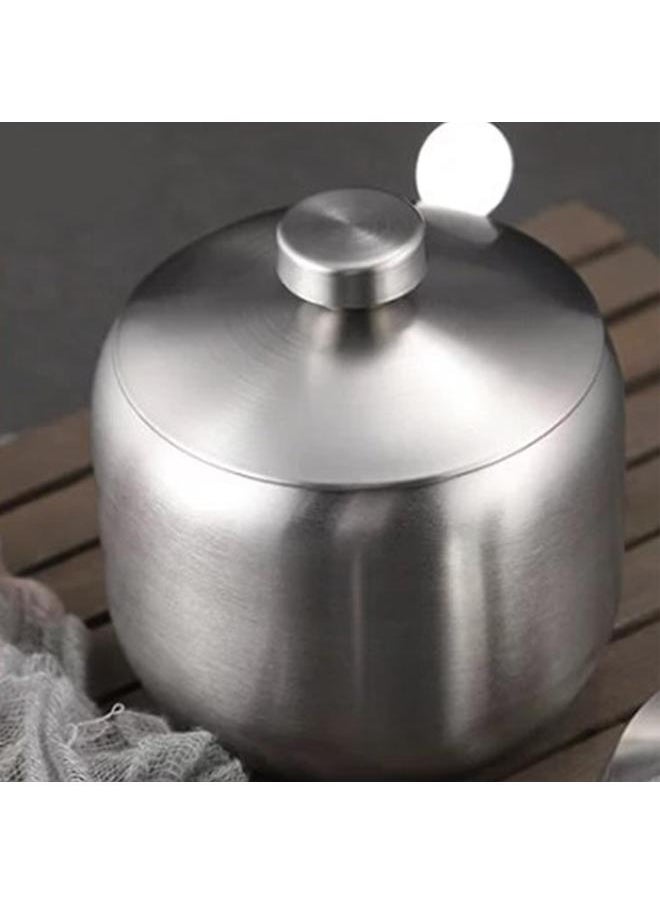 Stainless Steel Spice Jar Large Capacity Multifunctional Seasoning Bottle Seasoning Container for Cooking Restaurant BBQ