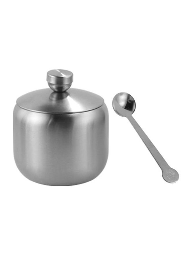 Stainless Steel Spice Jar Large Capacity Multifunctional Seasoning Bottle Seasoning Container for Cooking Restaurant BBQ