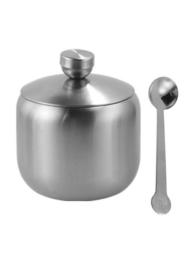 Stainless Steel Spice Jar Large Capacity Multifunctional Seasoning Bottle Seasoning Container for Cooking Restaurant BBQ