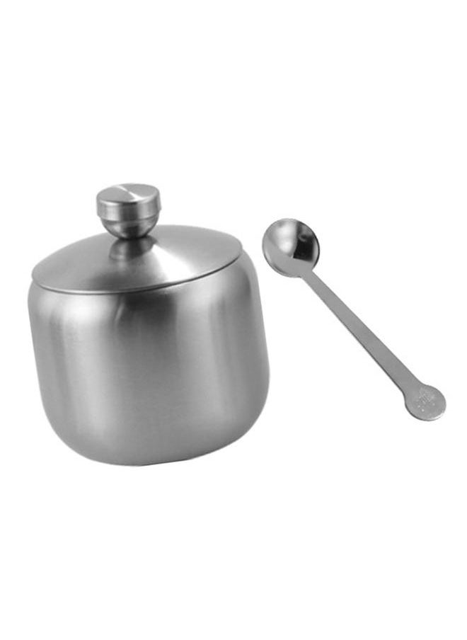Stainless Steel Spice Jar Large Capacity Multifunctional Seasoning Bottle Seasoning Container for Cooking Restaurant BBQ