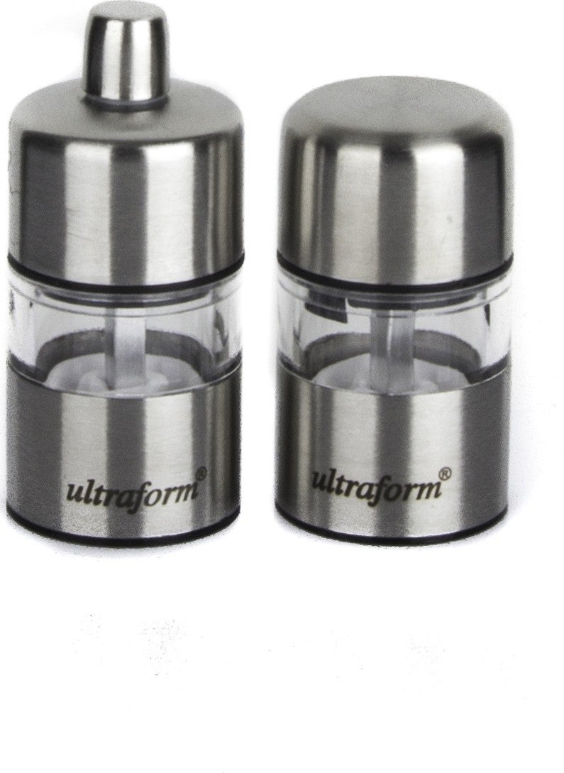 Metal Pepper and Salt Mill Set 7 cm