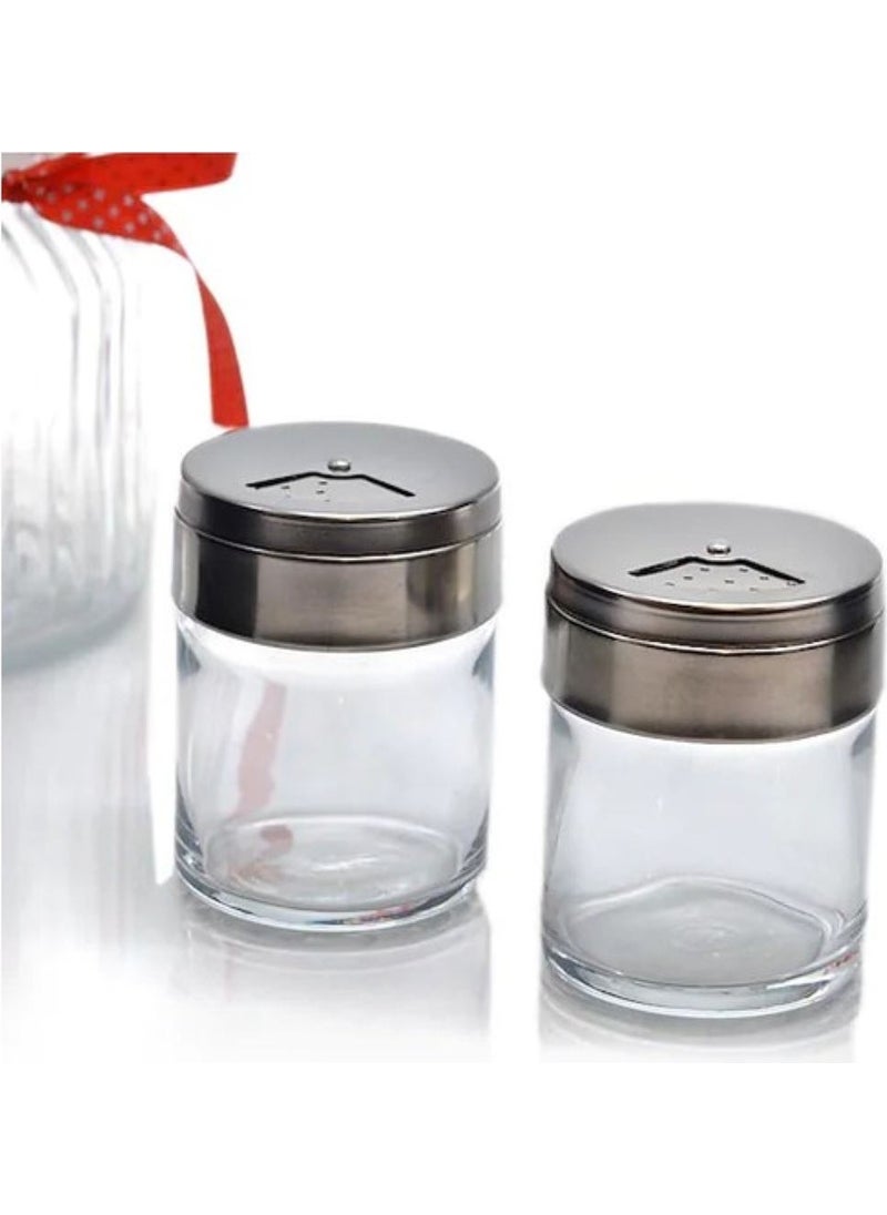 43880 Salt Shaker with Metal Lid 1010330 4 Pieces